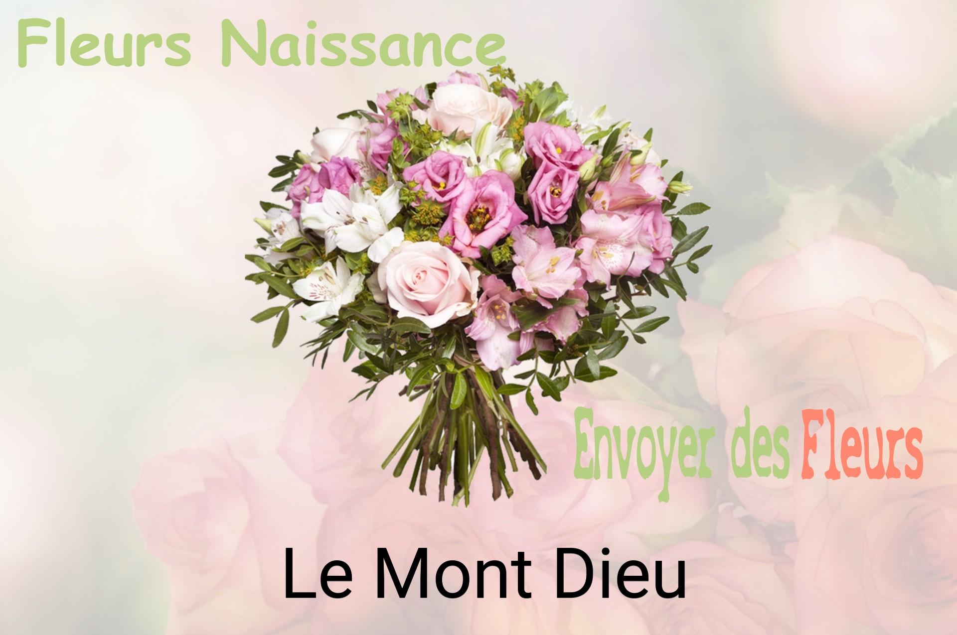Bouquet de fleurs de naissance livré à Le Mont-Dieu