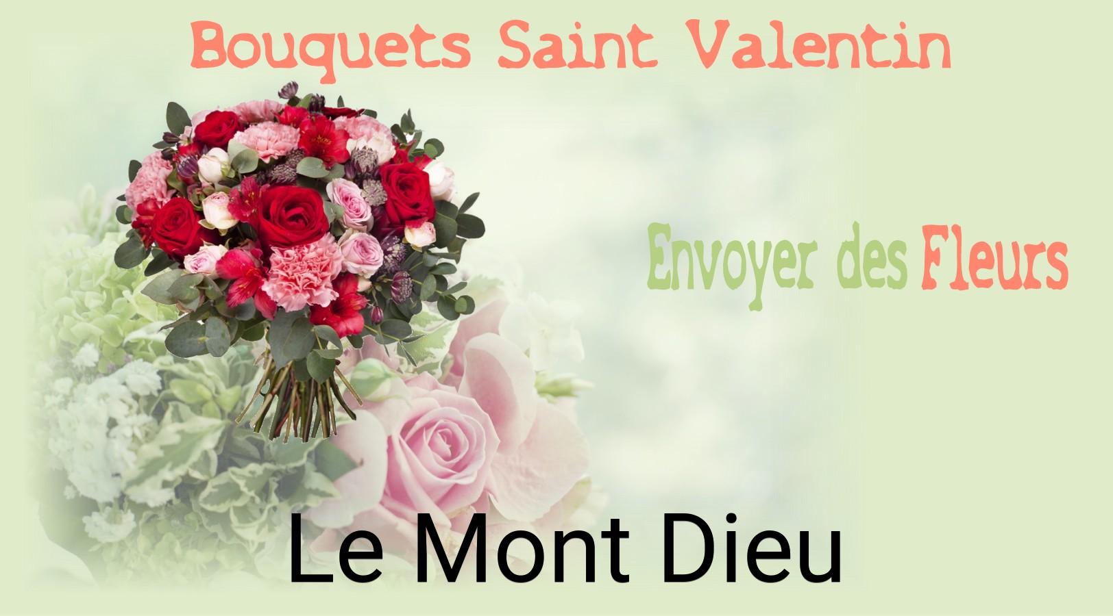 Roses de Saint-Valentin livrées à Le Mont-Dieu
